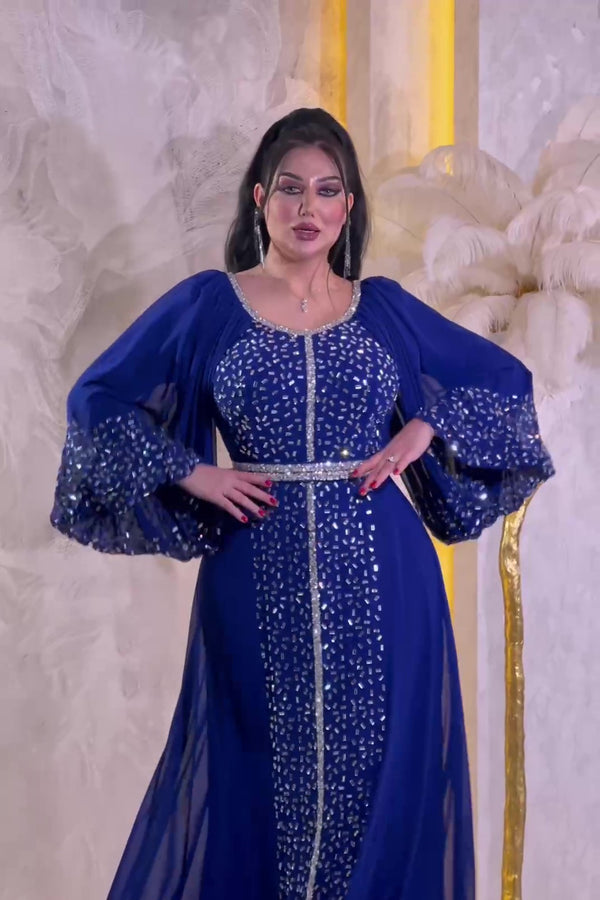 Plus Size Party Dress فساتين شيفون مقاسات كبيرة